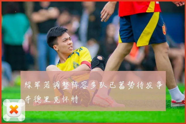 绿军若调整阵容多队已蓄势待发争夺德里克怀特